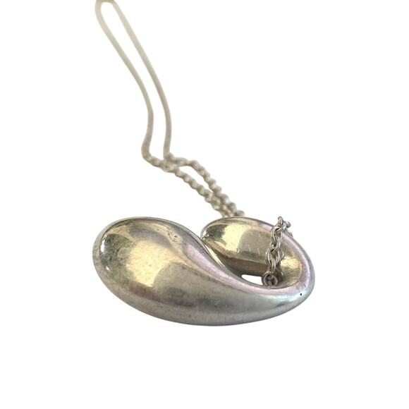 Tiffany & Co Elsa Peretti Double Teardrop Necklace - Picture 5 of 15